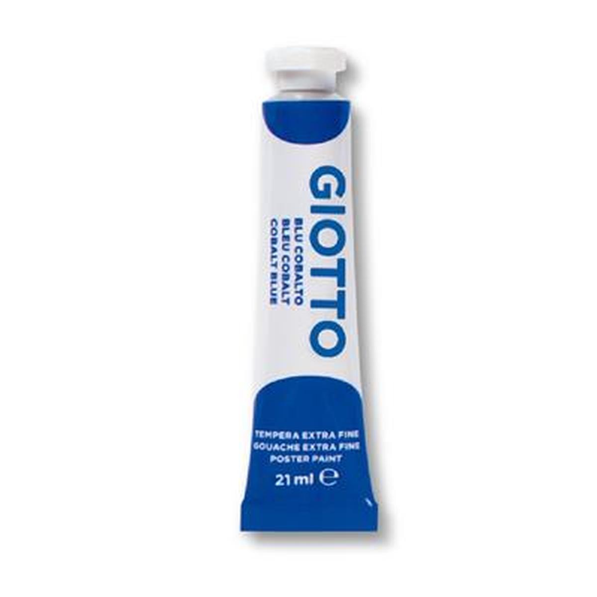 Tempera tubetto 21ml cf.6pz.blu cobalto