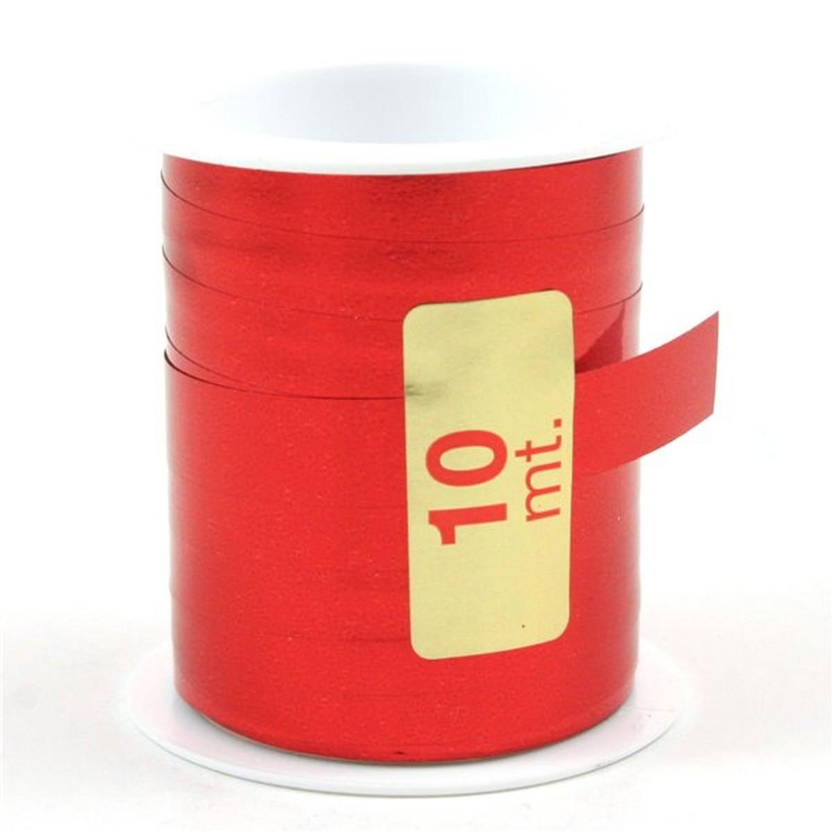 Nastro lux metal 10x10 rosso 20pz