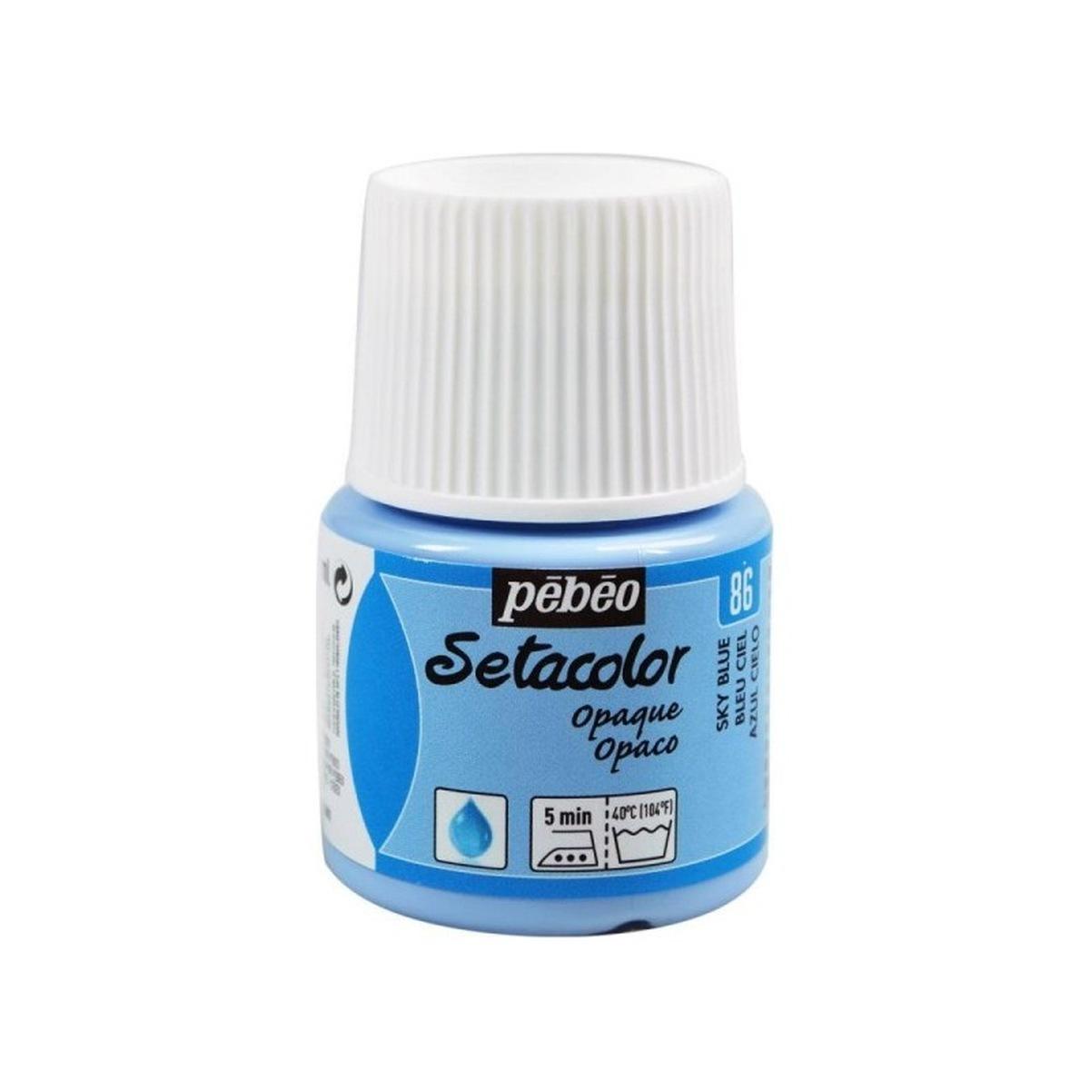 Colori per tessuto set 45ml blu cielo