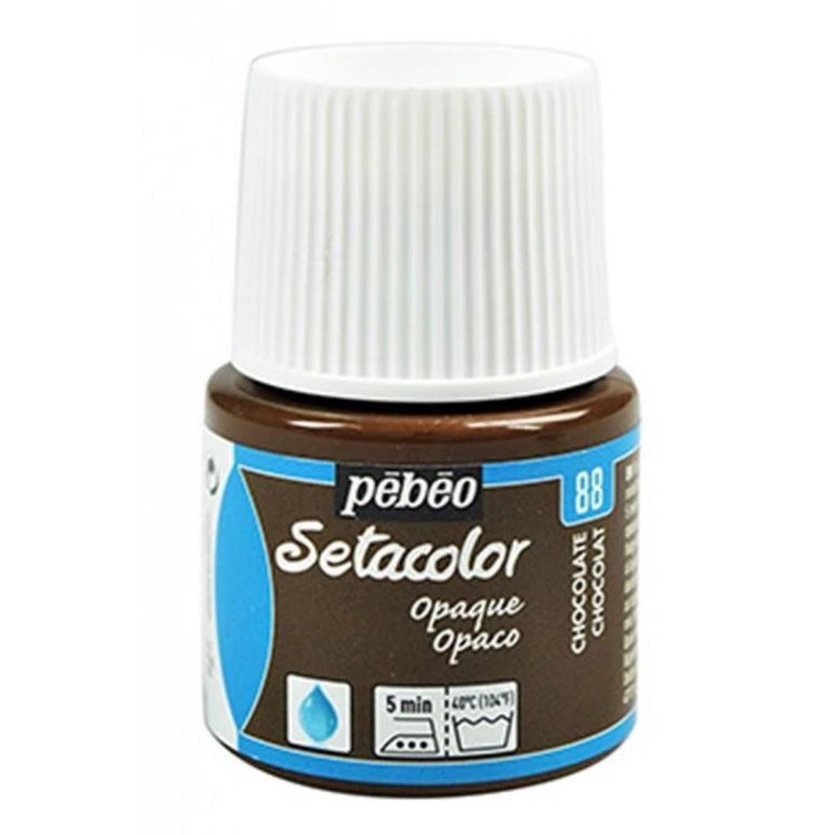 Colori per tessuto set 45ml cioccolato