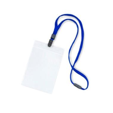 Portabadge 105x148 in pvc con cordino cf50