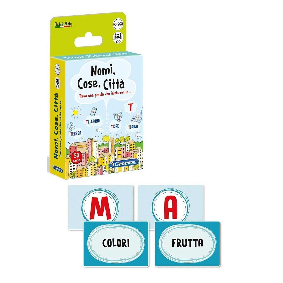 Carte nomi cose citta'