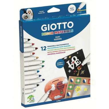 Giotto decor materials ast.12 pennarelli