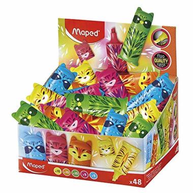 Maped evidenziatore pocket fluo peps mini friends  cf48