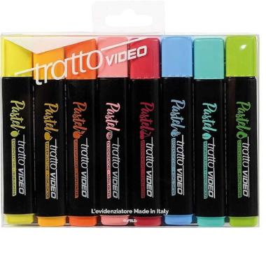 Tratto video pastel busta 8 pz.