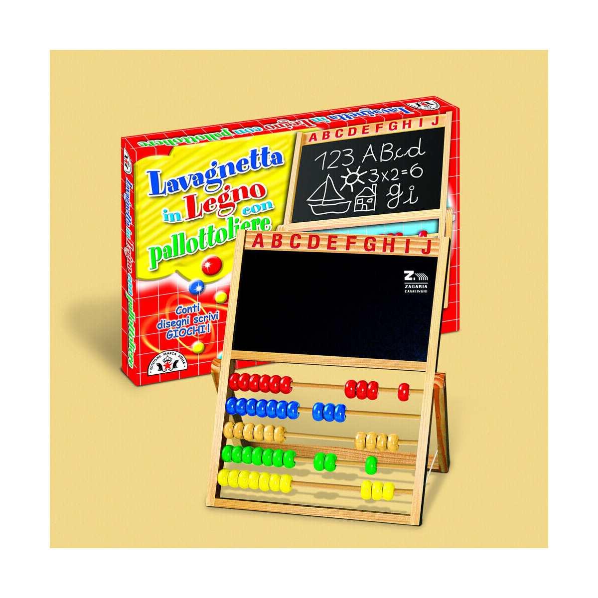 Lavagna piccola c/pallottoliere in scatola