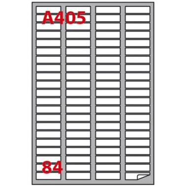 Cf.100 etichette adesive su a4 46x11.1