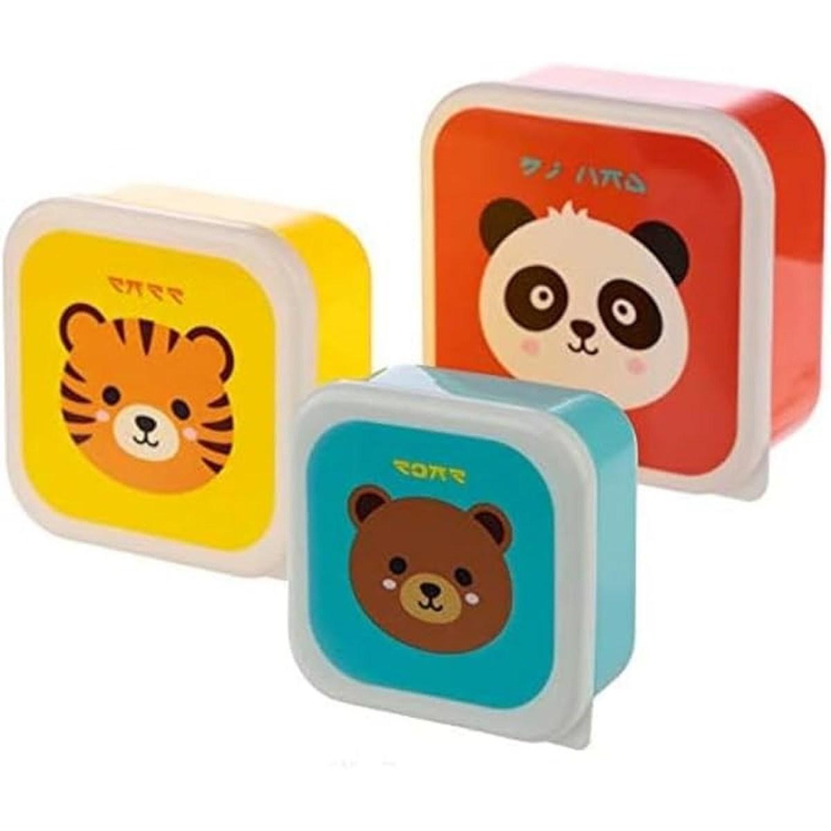 Set 3 contenitori per alimenti animali dolci