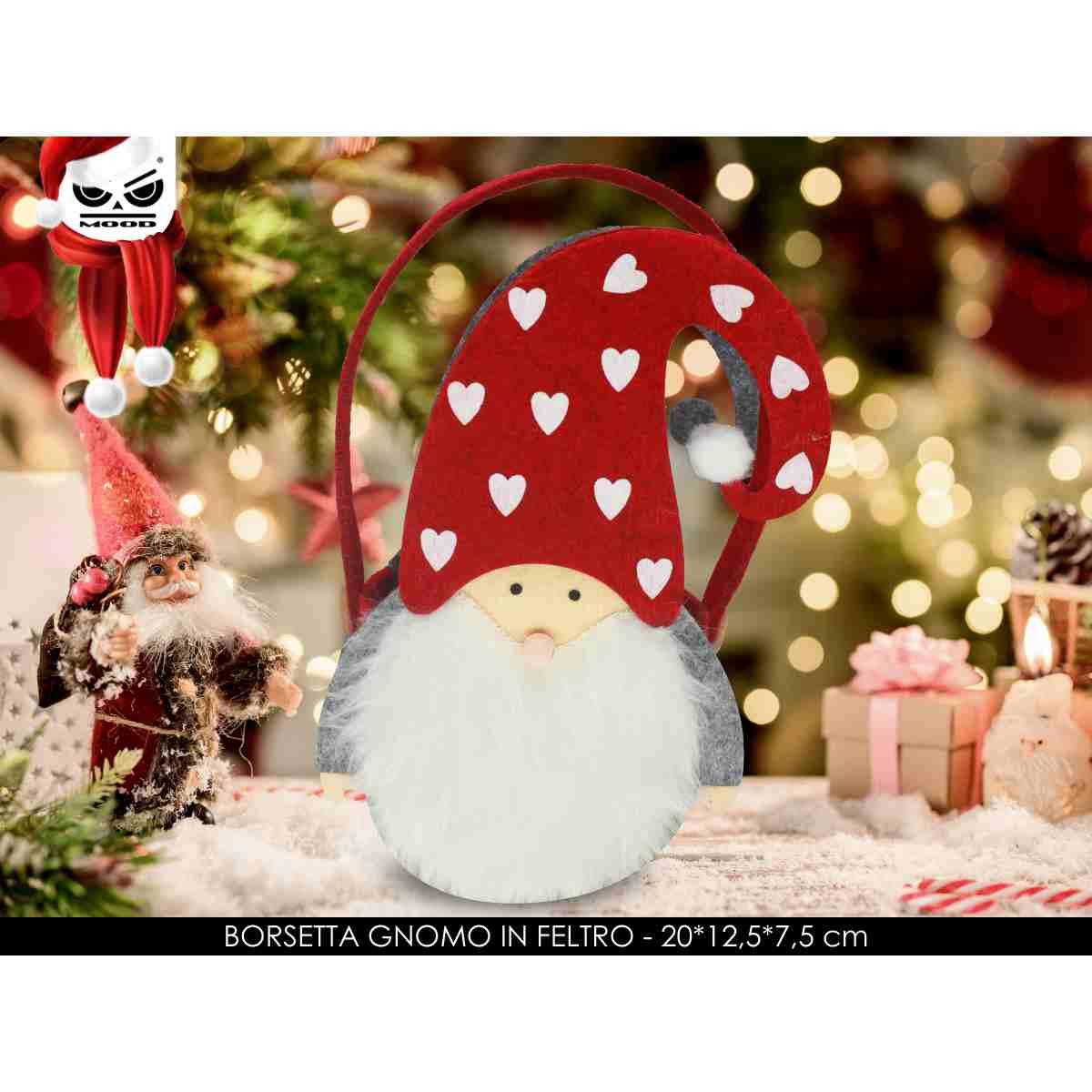 Borsetta in feltro gnomo