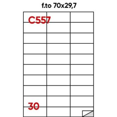Cf.100  etichette ades. form. a4 70x29.7