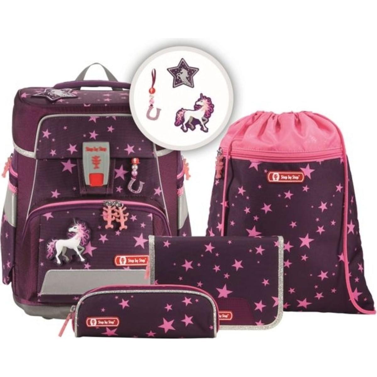 Kit zainetto scuola coordinato 5pz unicorni