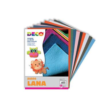 Panno lana album 10 fogli cm20x30 ass