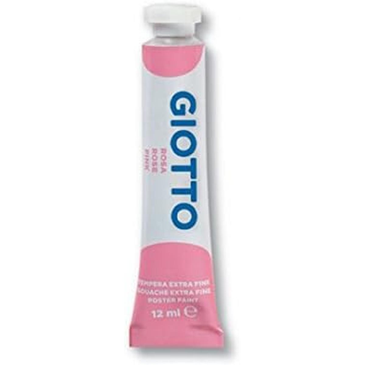 Tempera tubetto 12ml cf.6 pz. rosa