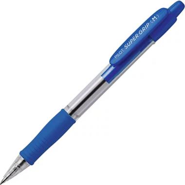Penna sfera grip punta m cf.12 pz.blu