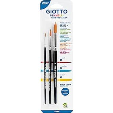 Giotto pennelli serie 500 taklon 3pz