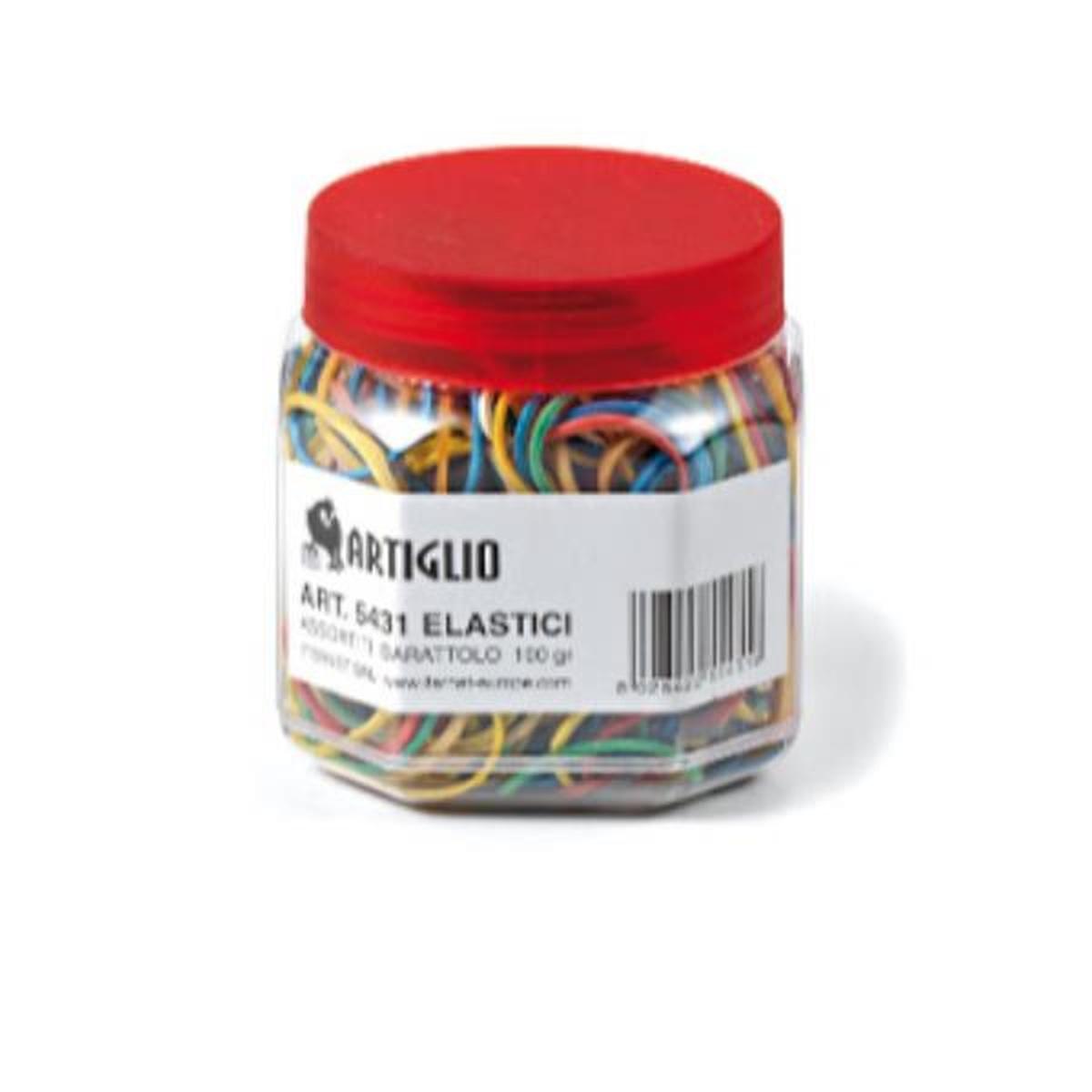 Elastici barattolo 100gr.ass