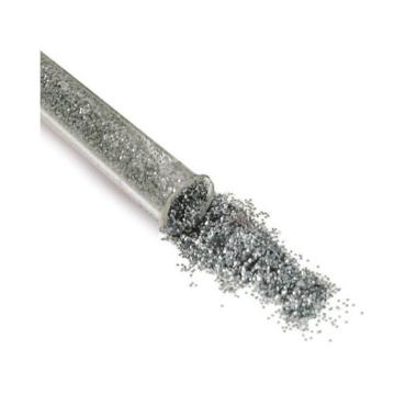 FLACONE GLITTER 12ML. ARGENTO  pz24