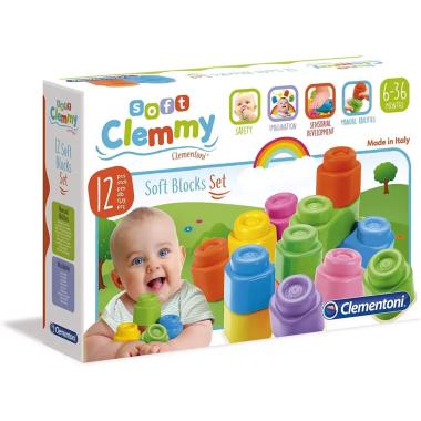 Clemmy 12 soft blocks set