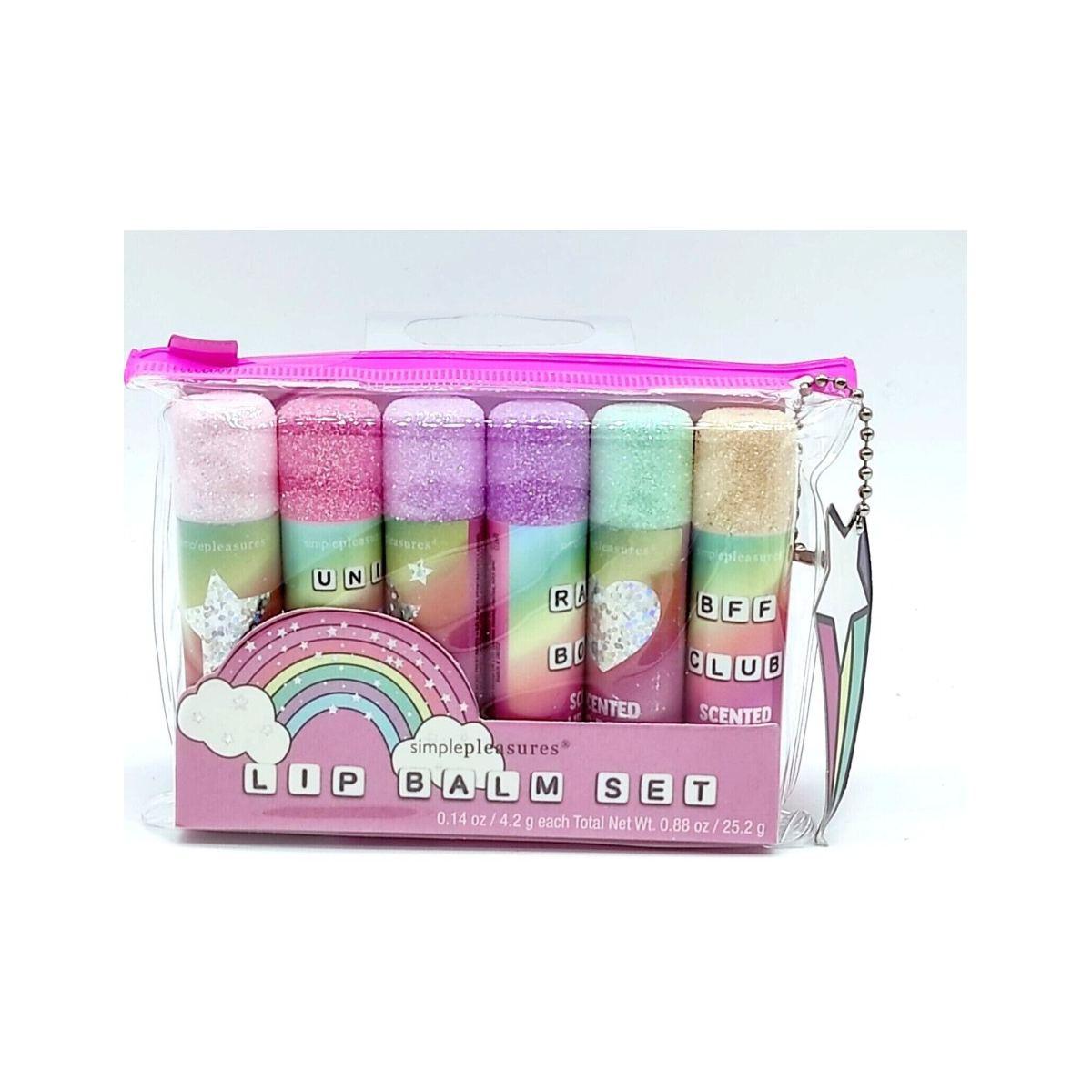 Lip balm set rainbow tri-coastal