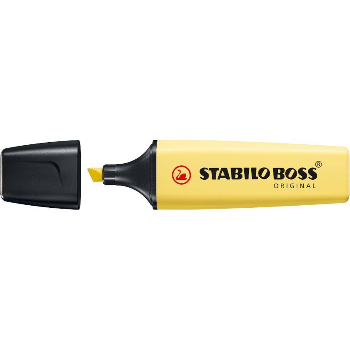 Stabilo boss pastel giallo banana  pz.10