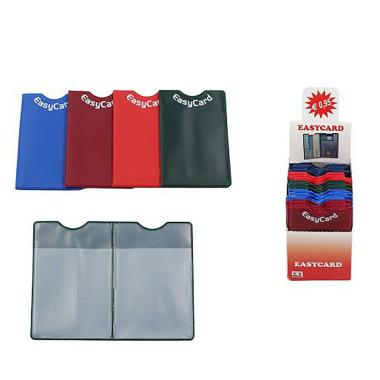 Easycard portacard in pvc 2 scomparti cf50