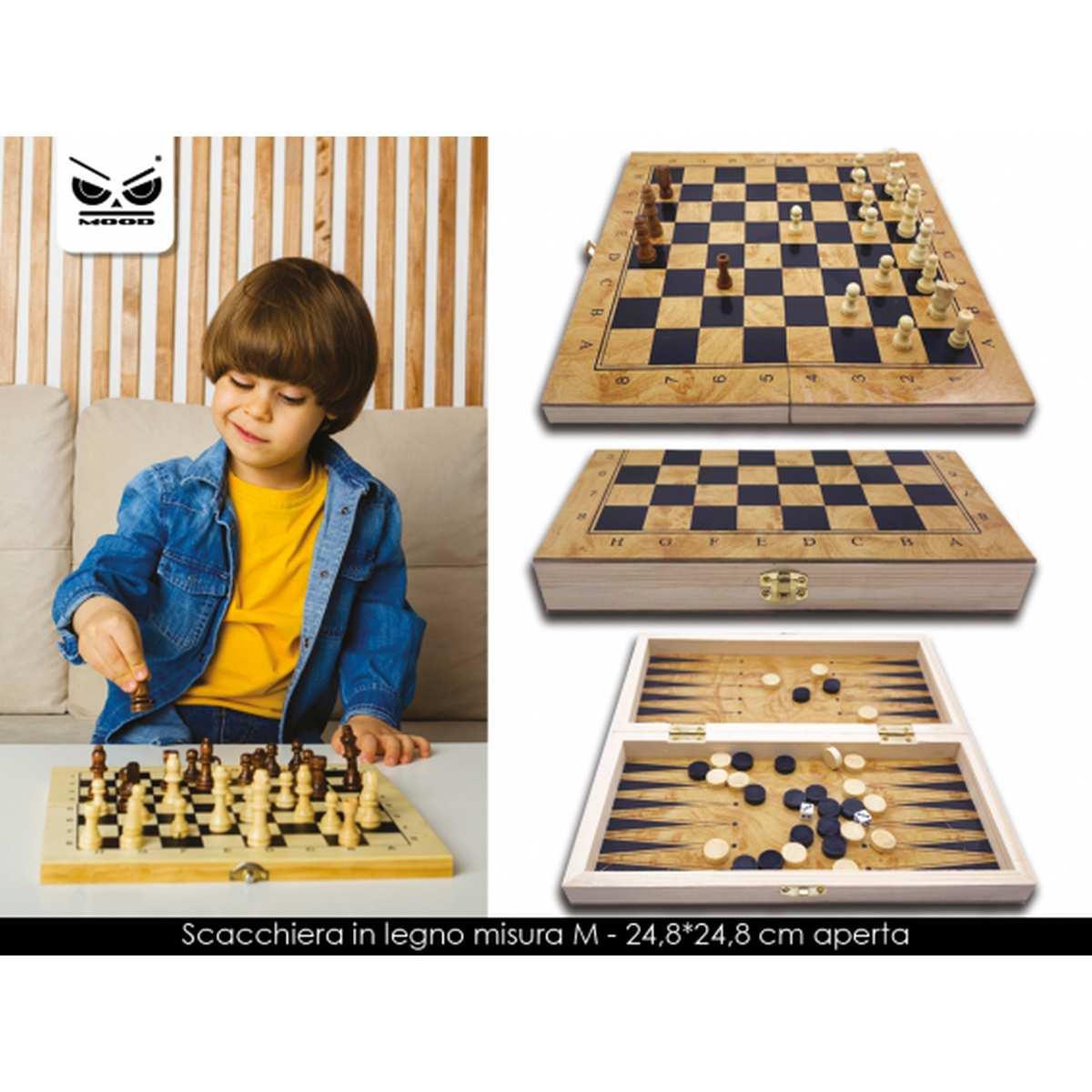 Scacchiera in legno