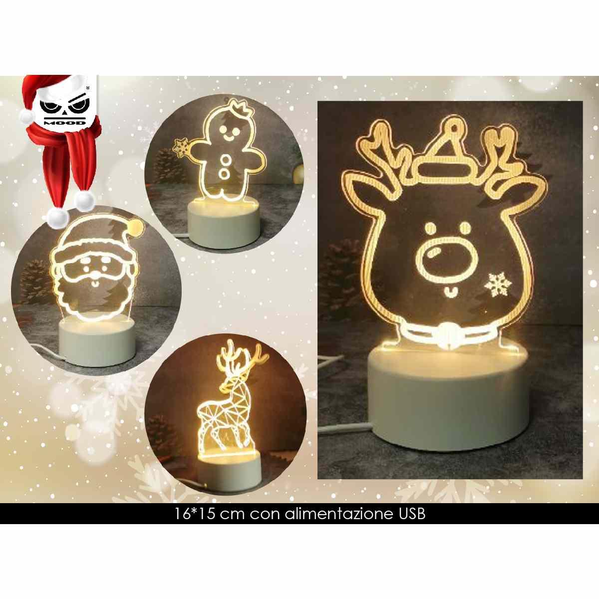 Lampada sagomata christmas