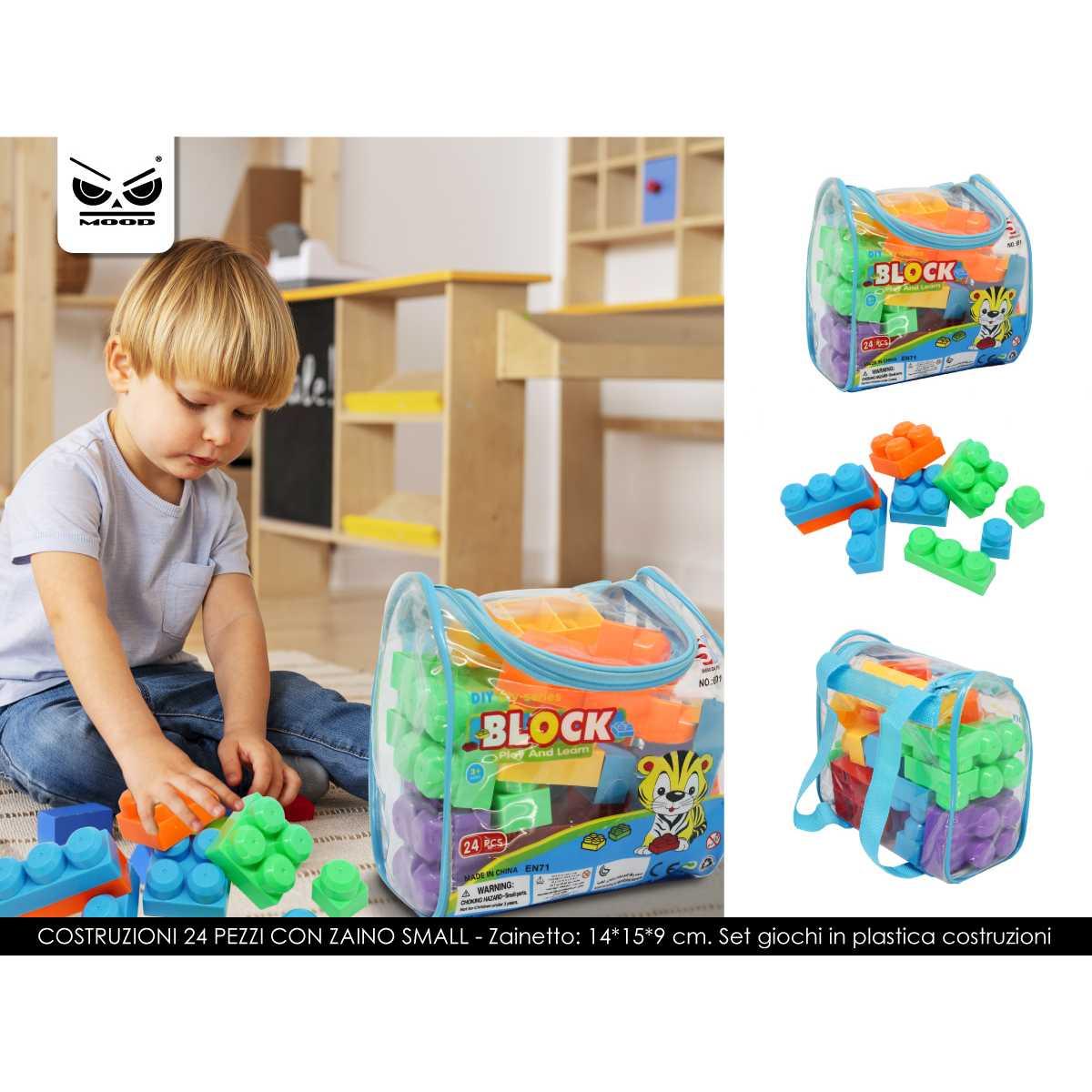 Costruzioni 24pz in zaino