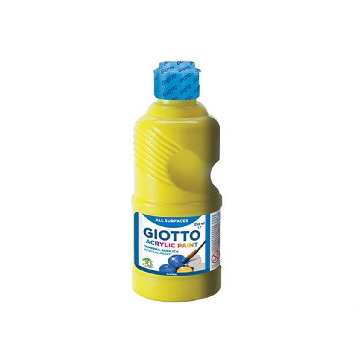 Giotto tempera acrilica 250 ml giallo