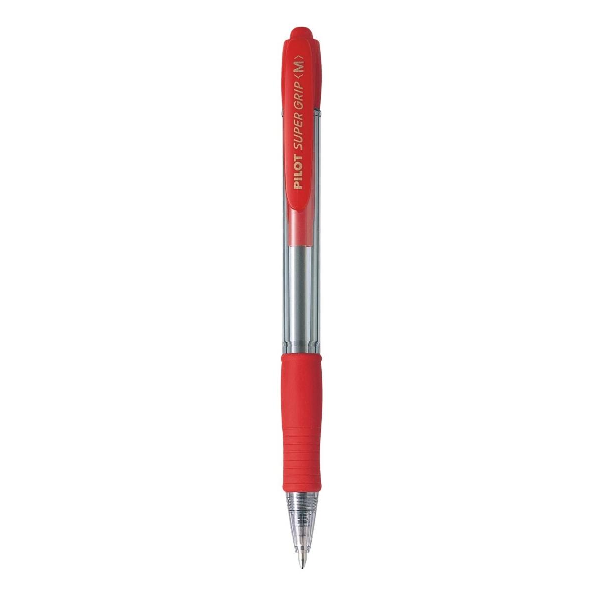 Penna sfera grip punta m cf.12 pz.rosso