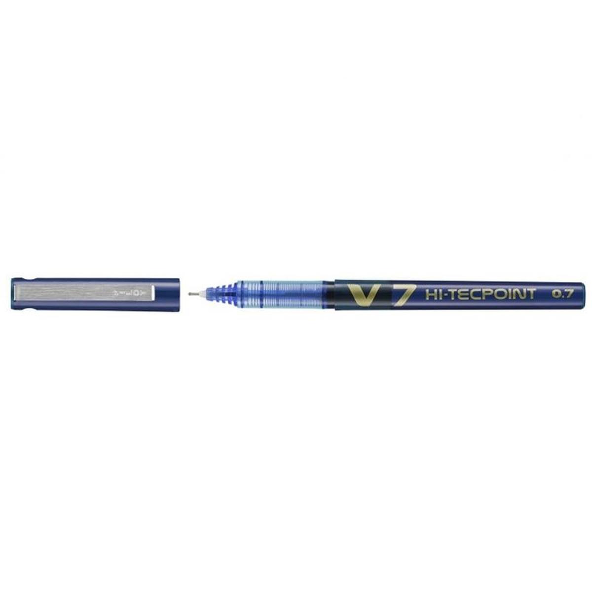 Penne hi-tecpoint v7-rt cf.12 pz. blu
