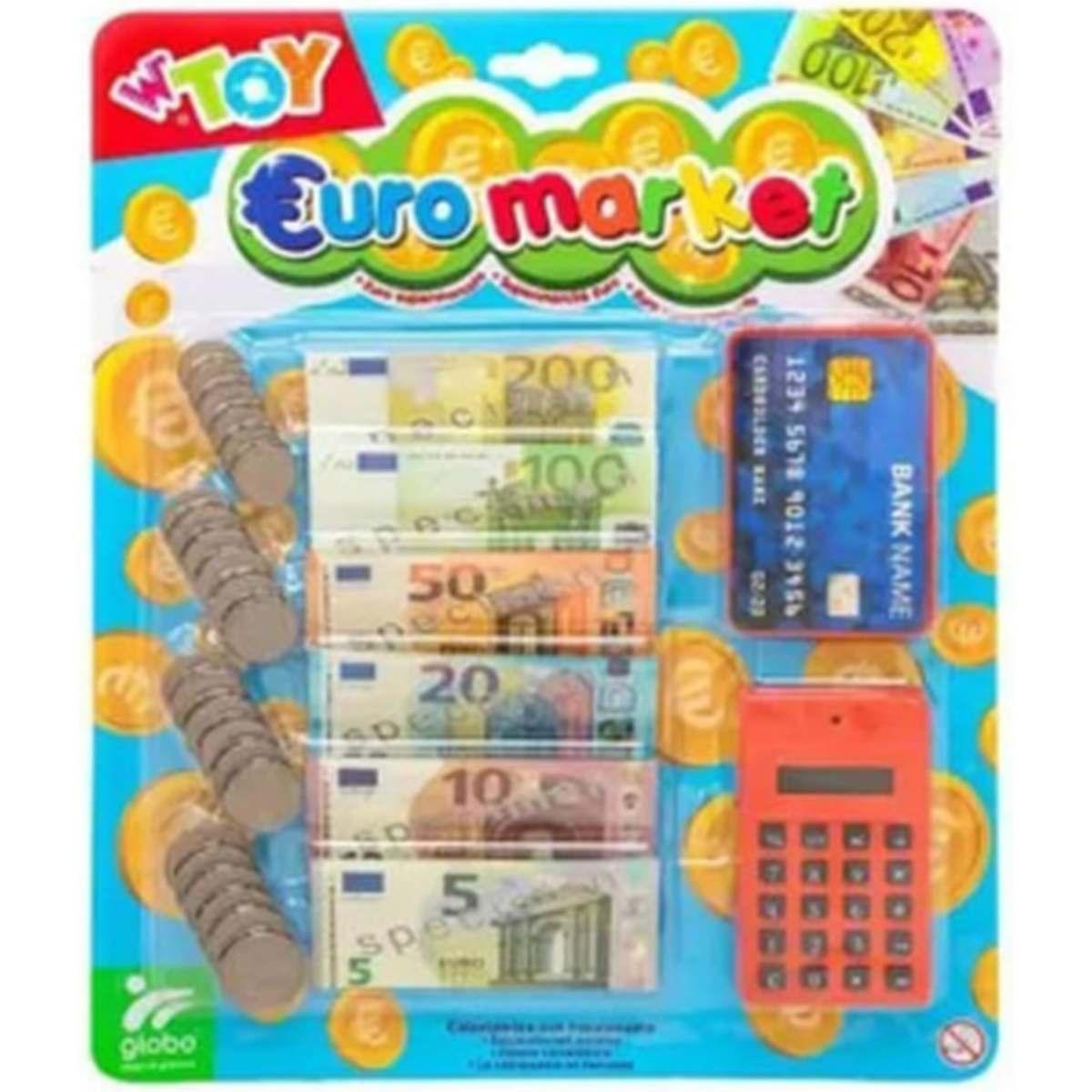 Set monete/banconote/carta cred/calcolatrice