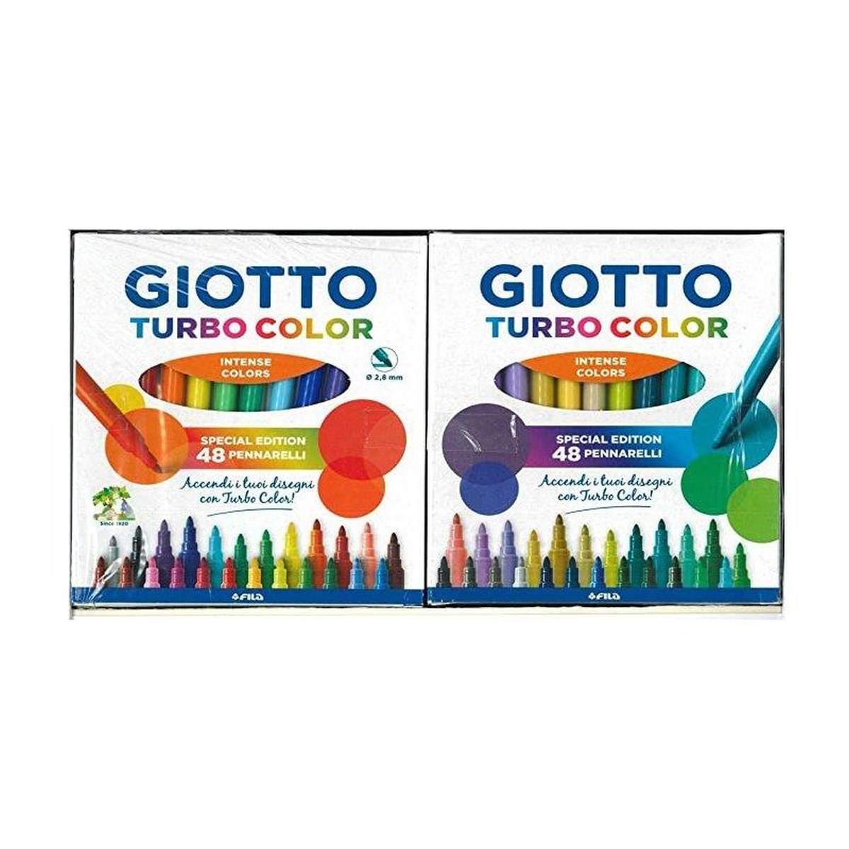 Giotto pennarelli turbo color limited edition 48pz