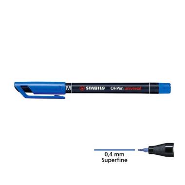 STABILO OHPen sf perm. blu 10pz