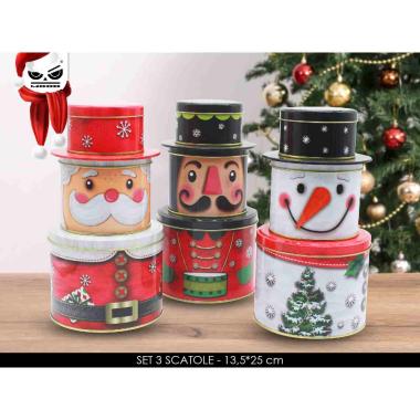 Set 3 scatole personaggio