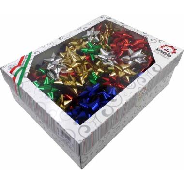 Coccarde lux met.mm14 100pz. ass