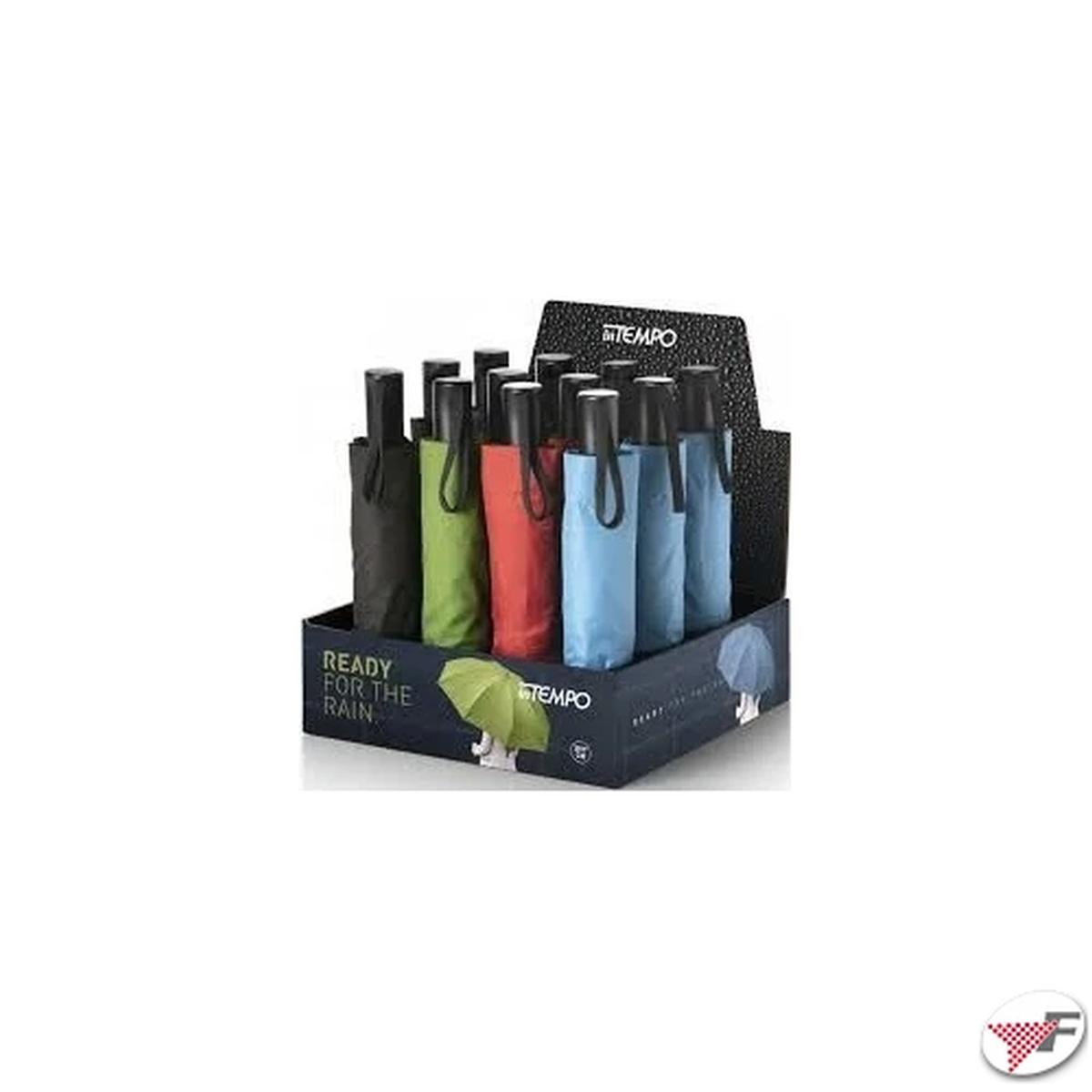 Ombrello compatto ready brolly apertura a scatto.