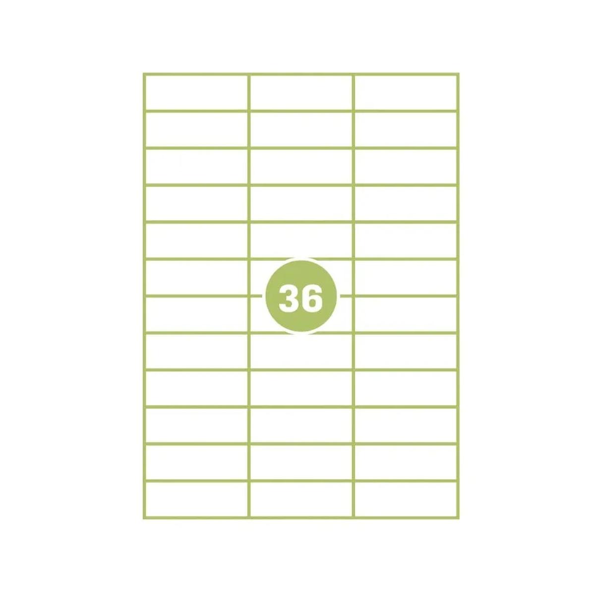 Cf.100 etichette ades. su a4 70x25.4