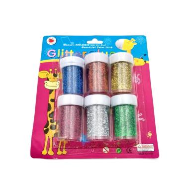 Glitter polvere barattolo 6 col. 10g. x colore