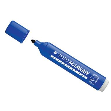 Tratto marker punta tonda cf.12 pz.blu