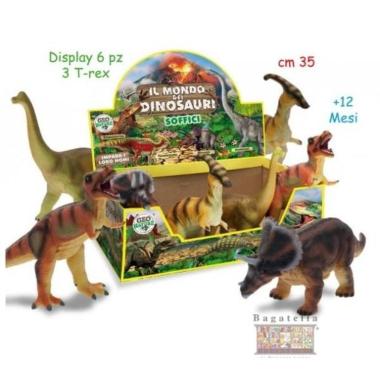 Dinosauri sofici 32-37cm ass