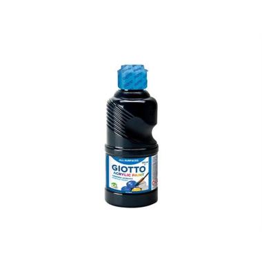 Giotto tempera acrilica 250 ml nero