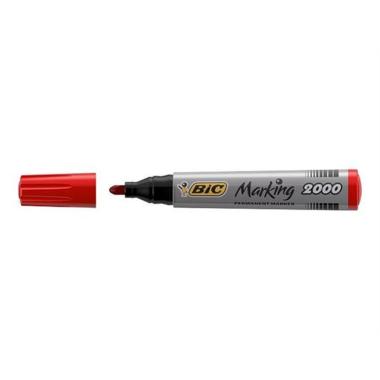 Marker bic punta tonda cf.12 pz rosso