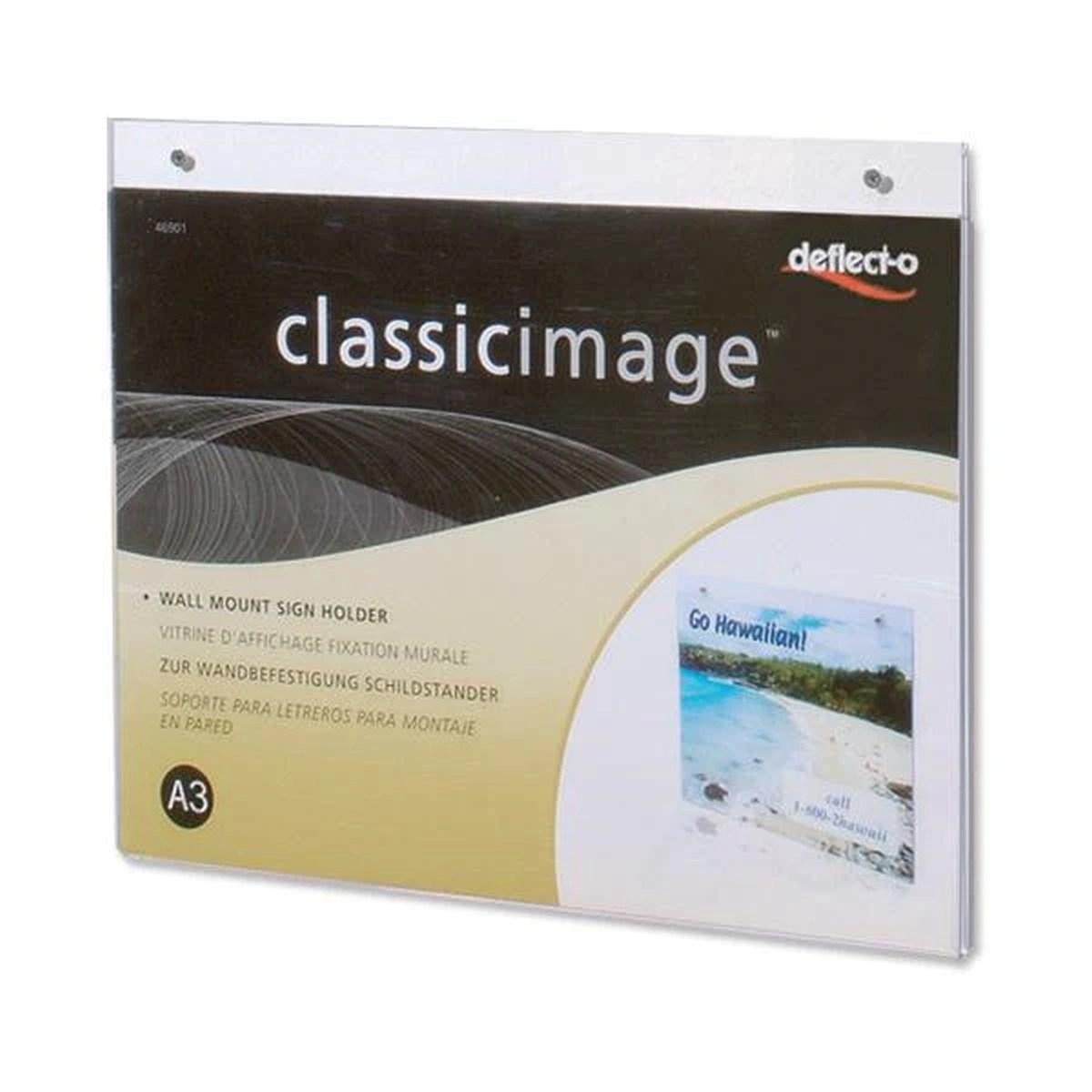 Portadepliant a3 da parete orizzontale