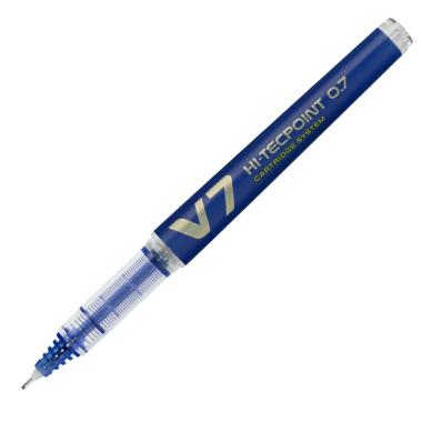 Penne hi-tecpoint v7-grip cf.12 pz.blu