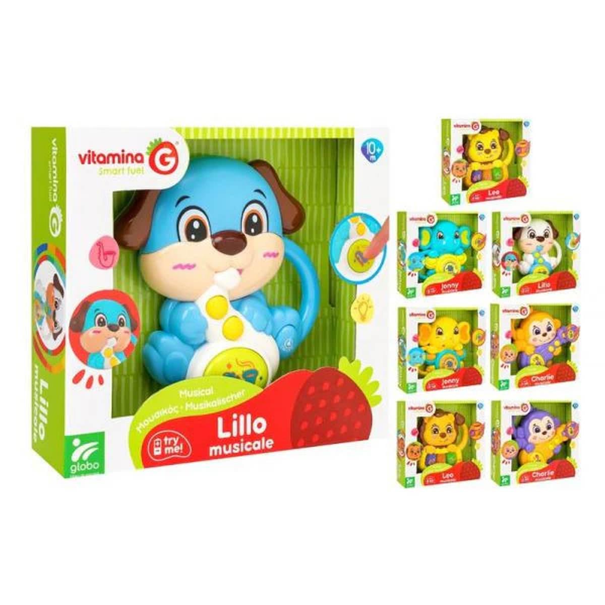 Animali music b/o c/luci/suoni 4 ass. 2col try me