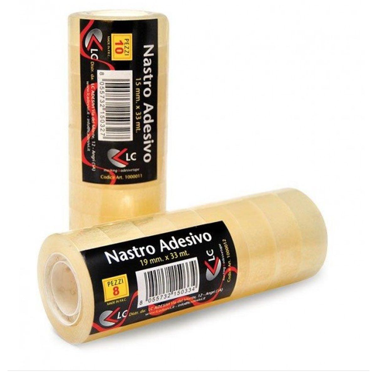 Nastro adesivo trasp 15x33 pz.10