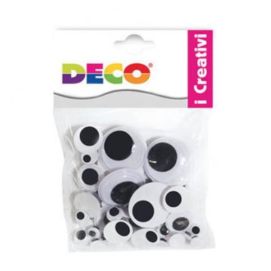 Occhi mobili adesivi cm.1,2 pz.100