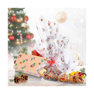 Fogli cellophane 100x130 ass. natale cf25