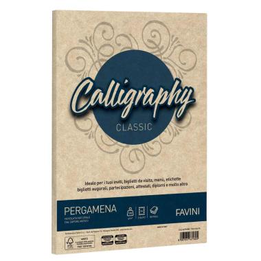 Calligraphy pergamena a4 50fg 190gr nocciola
